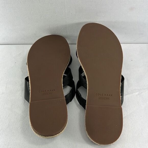 Cole Haan Florens Slide Sandle Black Leather size 9.5 - Picture 6 of 7